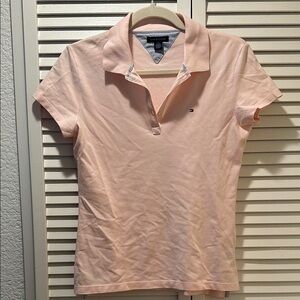 Tommy Hilfiger Pink Polo Fitted Button Down
